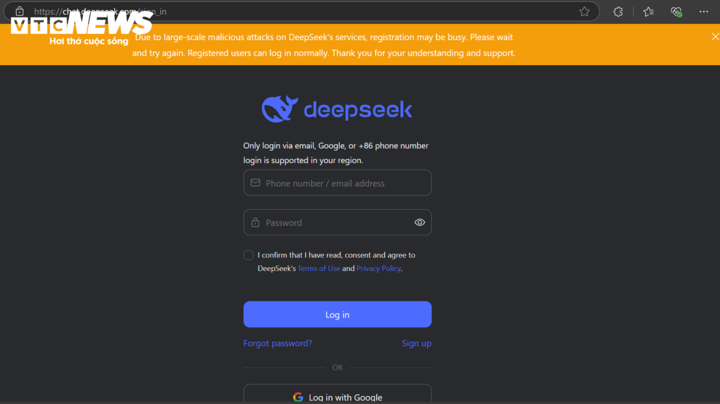 Sau khi bị tin tặc tấn công, DeepSeek bị mạo danh lừa đảo- Ảnh 2.