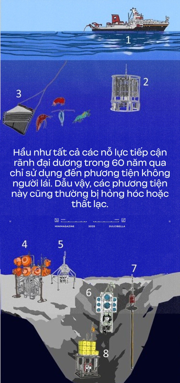 Các nhà khoa học dùng cần cẩu thả thịt gà xuống đáy biển sâu 8.000 mét: Họ định câu gì ở Rãnh Atacama, một trong những 