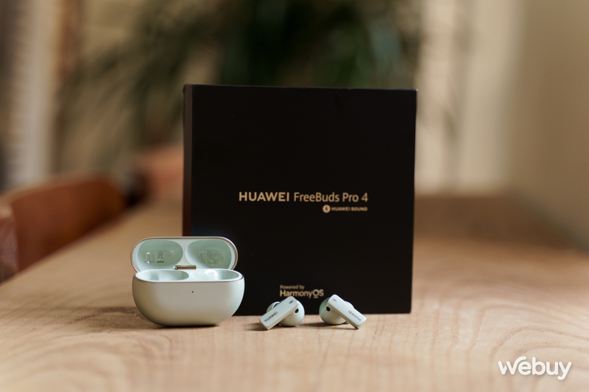 Trải nghiệm Huawei Freebuds Pro 4: Thiết kế sang xịn, thêm nút tai xốp chống ồn mạnh, chất âm sáng, giá rẻ hơn nhiều đối thủ- Ảnh 1.