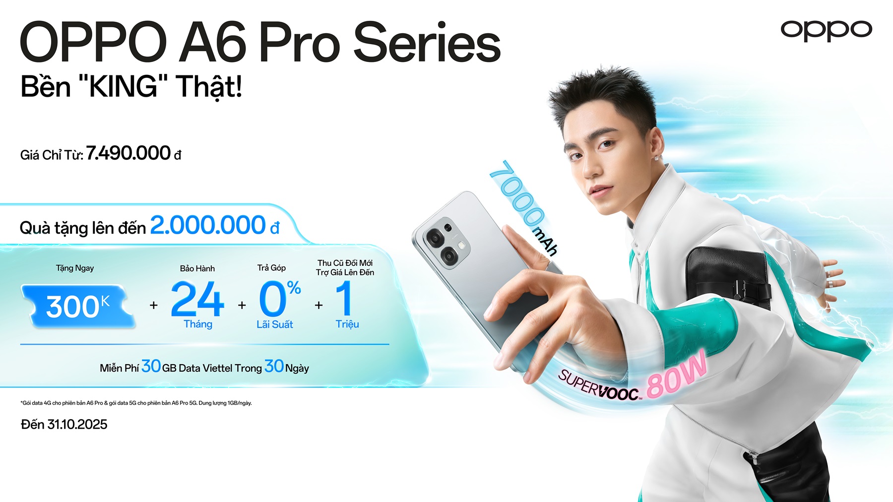 OPPO A6 Pro Series ra mắt tại Việt Nam: Pin “khủng” 7.000 mAh, sạc nhanh 80W, bền chuẩn quân đội- Ảnh 6. OPPO A6 Pro Series ra mắt tại Việt Nam: Pin “khủng” 7.000 mAh, sạc nhanh 80W, bền chuẩn quân đội- Ảnh 6.