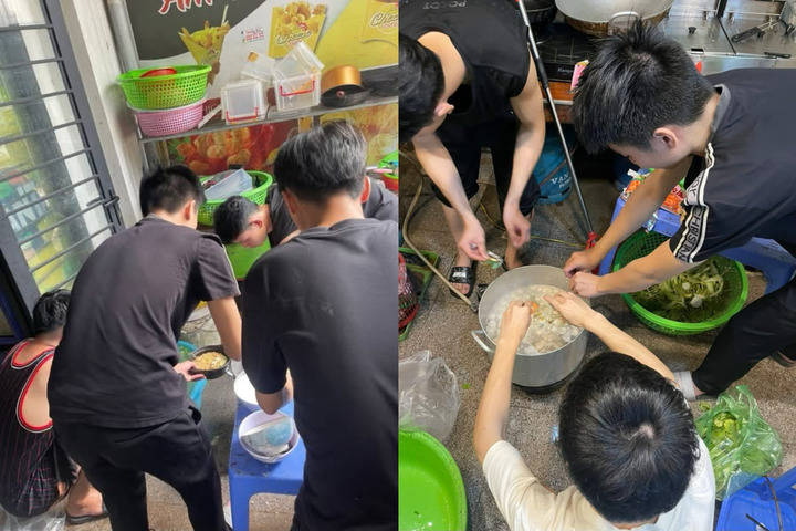 Chủ quán ăn ở Thái Nguyên hỗ trợ sinh viên sạc điện, ăn uống miễn phí- Ảnh 3. Chủ quán ăn ở Thái Nguyên hỗ trợ sinh viên sạc điện, ăn uống miễn phí- Ảnh 3.