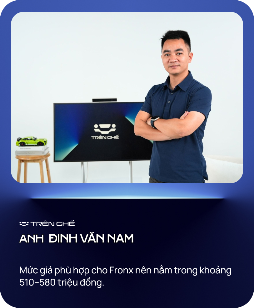 ‘Suzuki Fronx nên định giá 510-580 triệu đồng, bán vài trăm xe/tháng là thành công’- Ảnh 6. ‘Suzuki Fronx nên định giá 510-580 triệu đồng, bán vài trăm xe/tháng là thành công’- Ảnh 6.