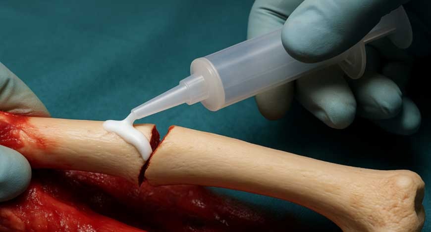 Bone-02, loại 'keo siêu dính' có thể chữa lành xương gãy chỉ trong vài phút- Ảnh 3. Bone-02, loại 'keo siêu dính' có thể chữa lành xương gãy chỉ trong vài phút- Ảnh 3.