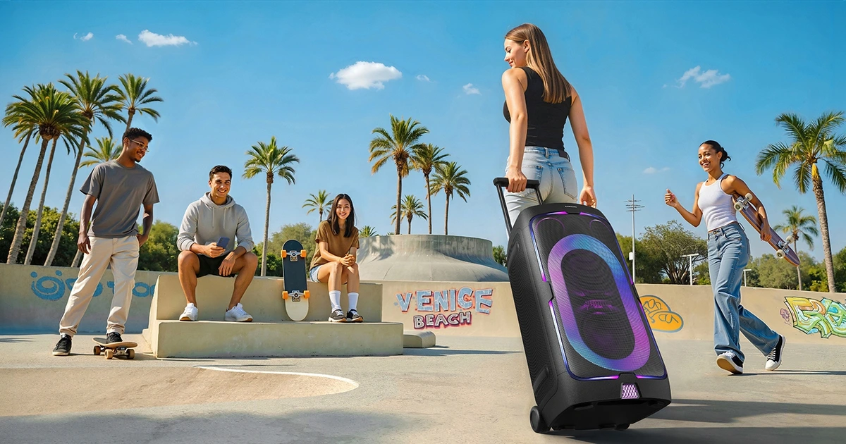 Samsung khuấy động cuộc đua “party speaker” bằng 2 mẫu loa mới như thế nào?- Ảnh 1. Samsung khuấy động cuộc đua “party speaker” bằng 2 mẫu loa mới như thế nào?- Ảnh 1.