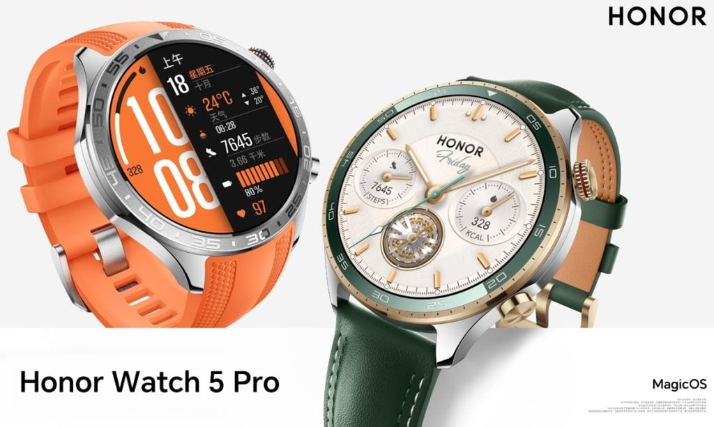 Honor Watch 5 Pro ra mắt: Đồng hồ mỏng nhẹ mà bền, màn sáng 3000 nits, tích hợp Deepseek, giá từ 6 triệu- Ảnh 1. Honor Watch 5 Pro ra mắt: Đồng hồ mỏng nhẹ mà bền, màn sáng 3000 nits, tích hợp Deepseek, giá từ 6 triệu- Ảnh 1.