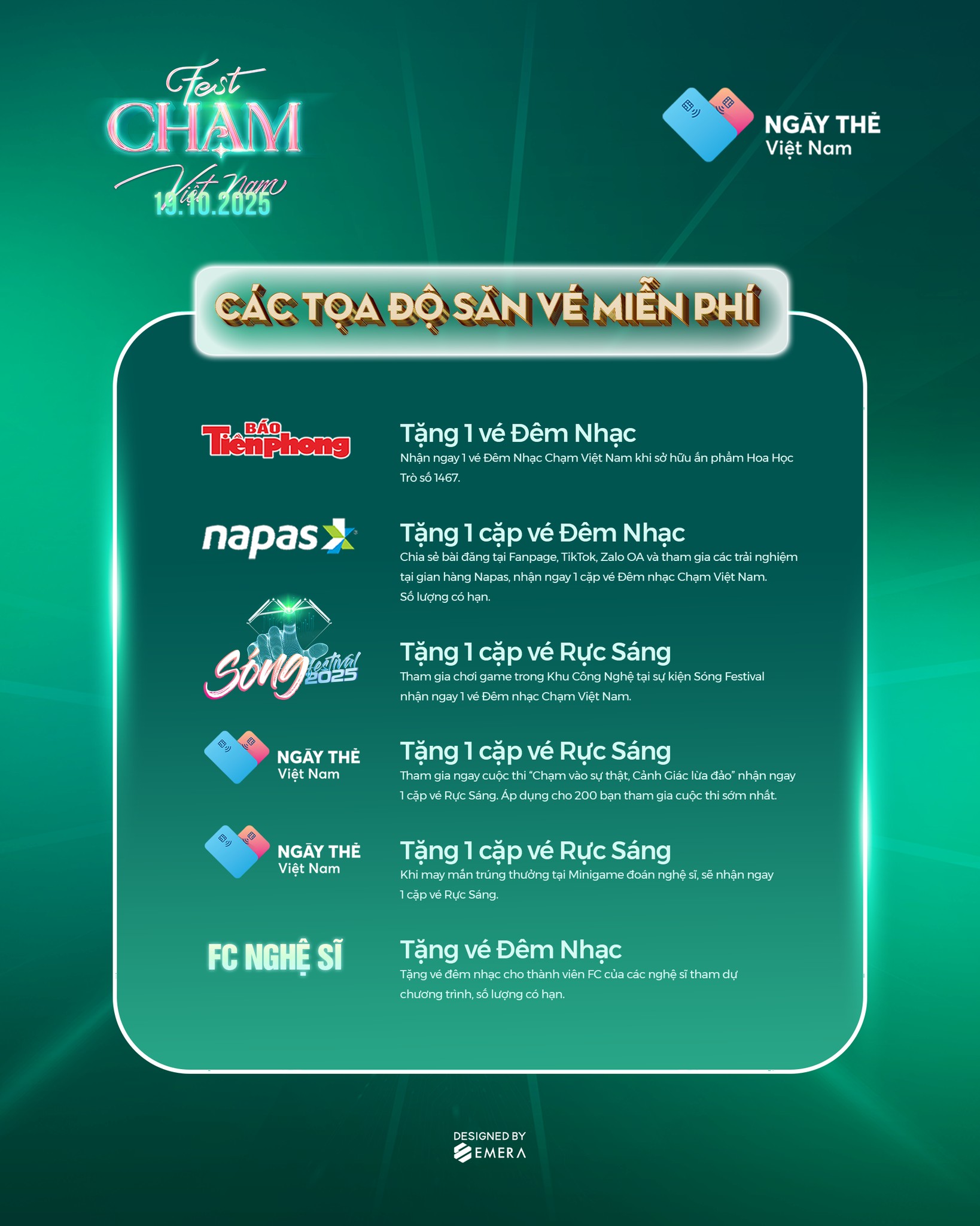 NAPAS tặng vé miễn phí đêm nhạc "Chạm Việt Nam" tại Sóng Festival - Ngày thẻ Việt Nam 2025- Ảnh 2. NAPAS tặng vé miễn phí đêm nhạc "Chạm Việt Nam" tại Sóng Festival - Ngày thẻ Việt Nam 2025- Ảnh 2.