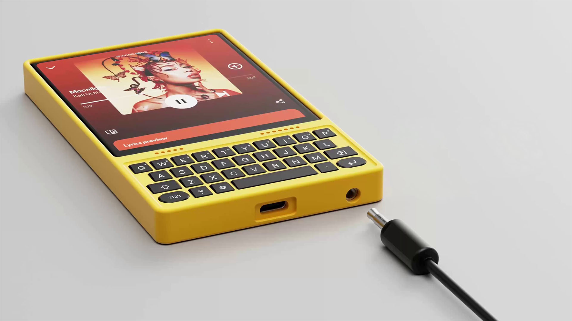 Điện thoại hình vuông này có camera lật, dùng hệ điều hành AI & Android, lắp thêm case bàn phím vào trông như Blackberry sống lại- Ảnh 6.