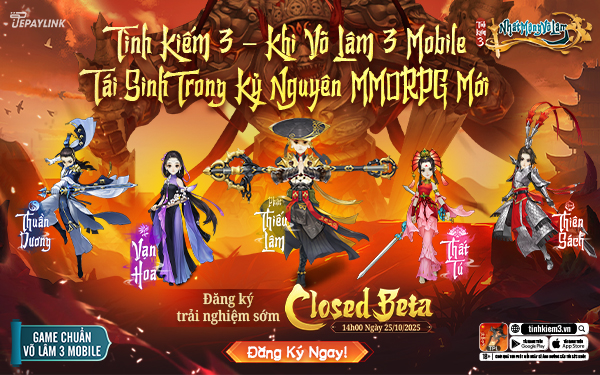 Tình Kiếm 3 – Khi võ lâm 3 mobile tái sinh trong kỷ nguyên MMORPG mới- Ảnh 1. Tình Kiếm 3 – Khi võ lâm 3 mobile tái sinh trong kỷ nguyên MMORPG mới- Ảnh 1.