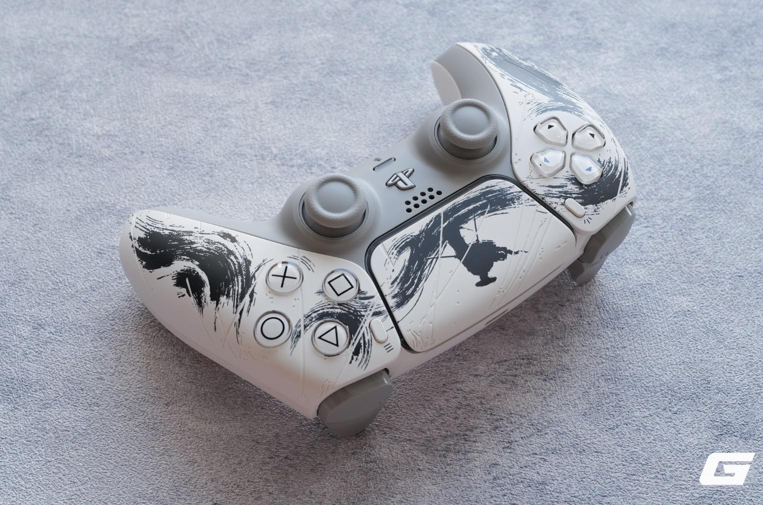 Cận cảnh DualSense Ghost of Yotei Black Limited Edition: Chiếc tay cầm nghệ thuật nhất mà Sony từng tạo ra- Ảnh 5.