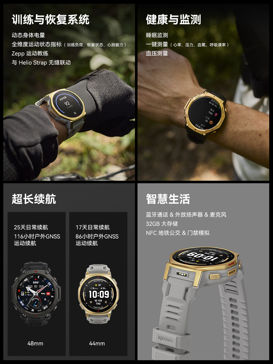 Amazfit ra mắt đồng hồ thể thao siêu bền cho người tay nhỏ, pin 17 ngày, giá hơn 8 triệu- Ảnh 4. Amazfit ra mắt đồng hồ thể thao siêu bền cho người tay nhỏ, pin 17 ngày, giá hơn 8 triệu- Ảnh 4.