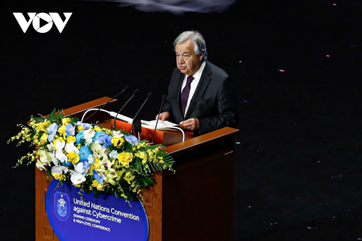 Toàn cảnh Lễ mở ký Công ước Hà Nội về chống tội phạm mạng- Ảnh 4. Toàn cảnh Lễ mở ký Công ước Hà Nội về chống tội phạm mạng- Ảnh 4.