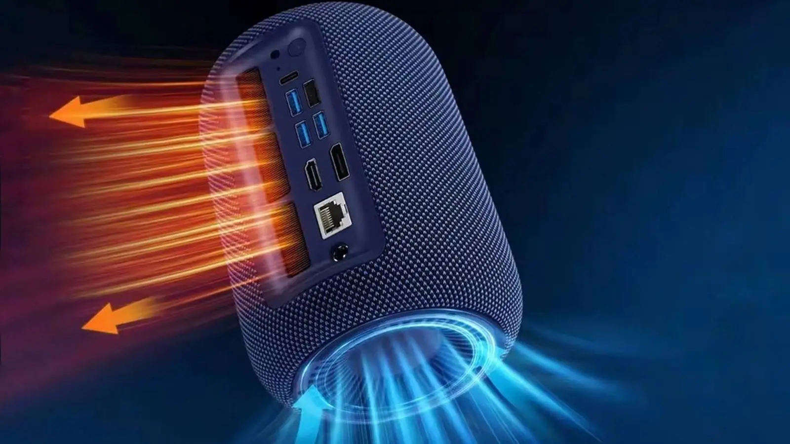 Loa 10W trông như Apple Homepod nhưng chứa cả dàn PC bên trong: Chip Ryzen 7, RAM 32GB, SSD 1TB, chơi game hay đồ họa cũng cân được- Ảnh 5. Loa 10W trông như Apple Homepod nhưng chứa cả dàn PC bên trong: Chip Ryzen 7, RAM 32GB, SSD 1TB, chơi game hay đồ họa cũng cân được- Ảnh 5.