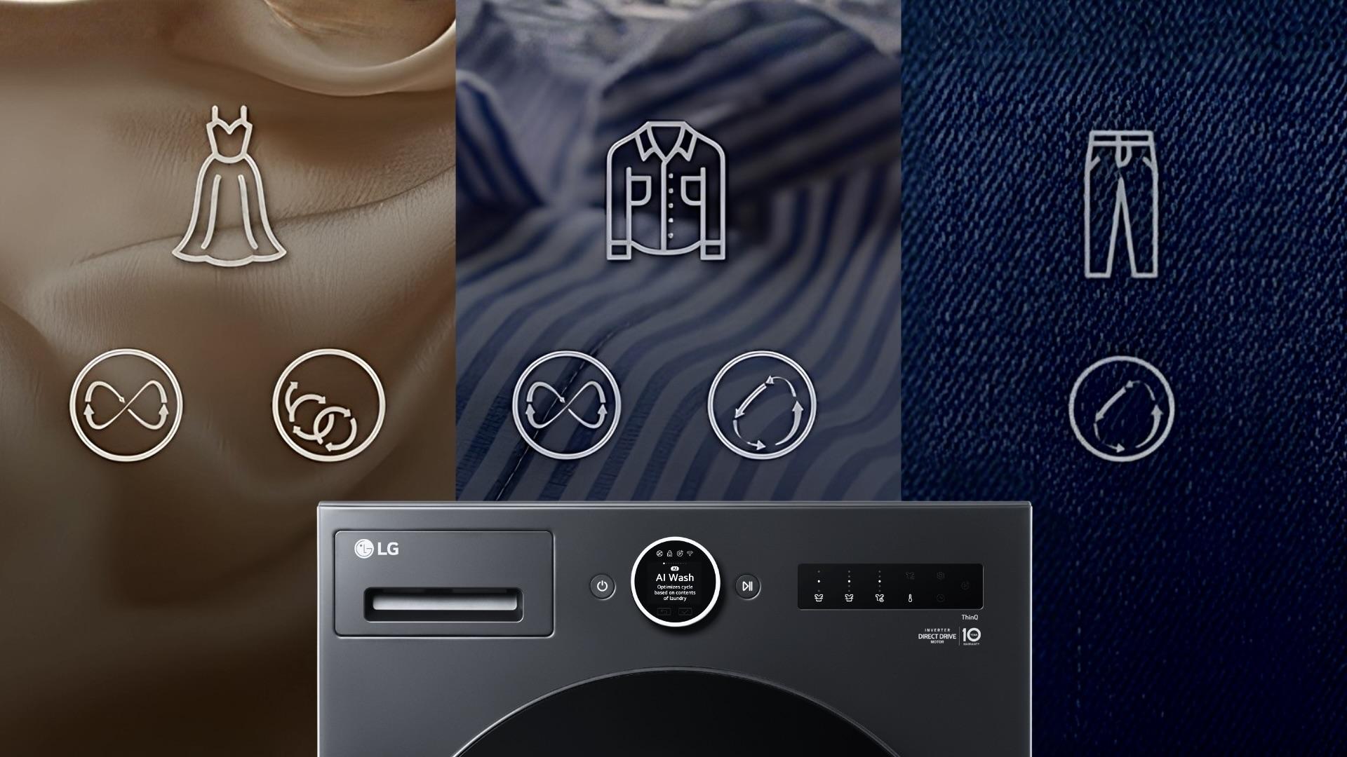 LG AI DD™ 2.0: Công nghệ giặt thông minh mở ra hành trình sống xanh và bền vững- Ảnh 1. LG AI DD™ 2.0: Công nghệ giặt thông minh mở ra hành trình sống xanh và bền vững- Ảnh 1.