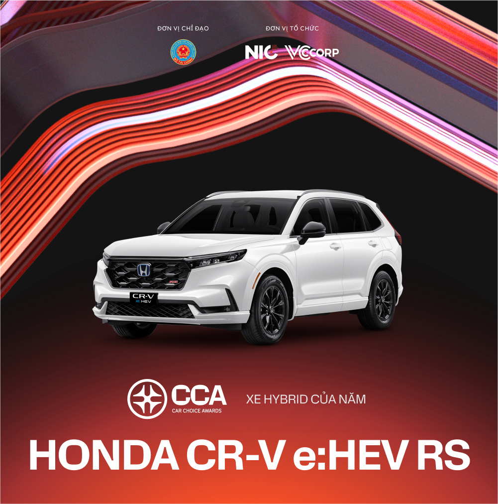 Vượt các xe của Toyota, BYD, Honda CR-V e:HEV RS thắng cách biệt giải ‘Xe hybrid của năm’- Ảnh 1.
