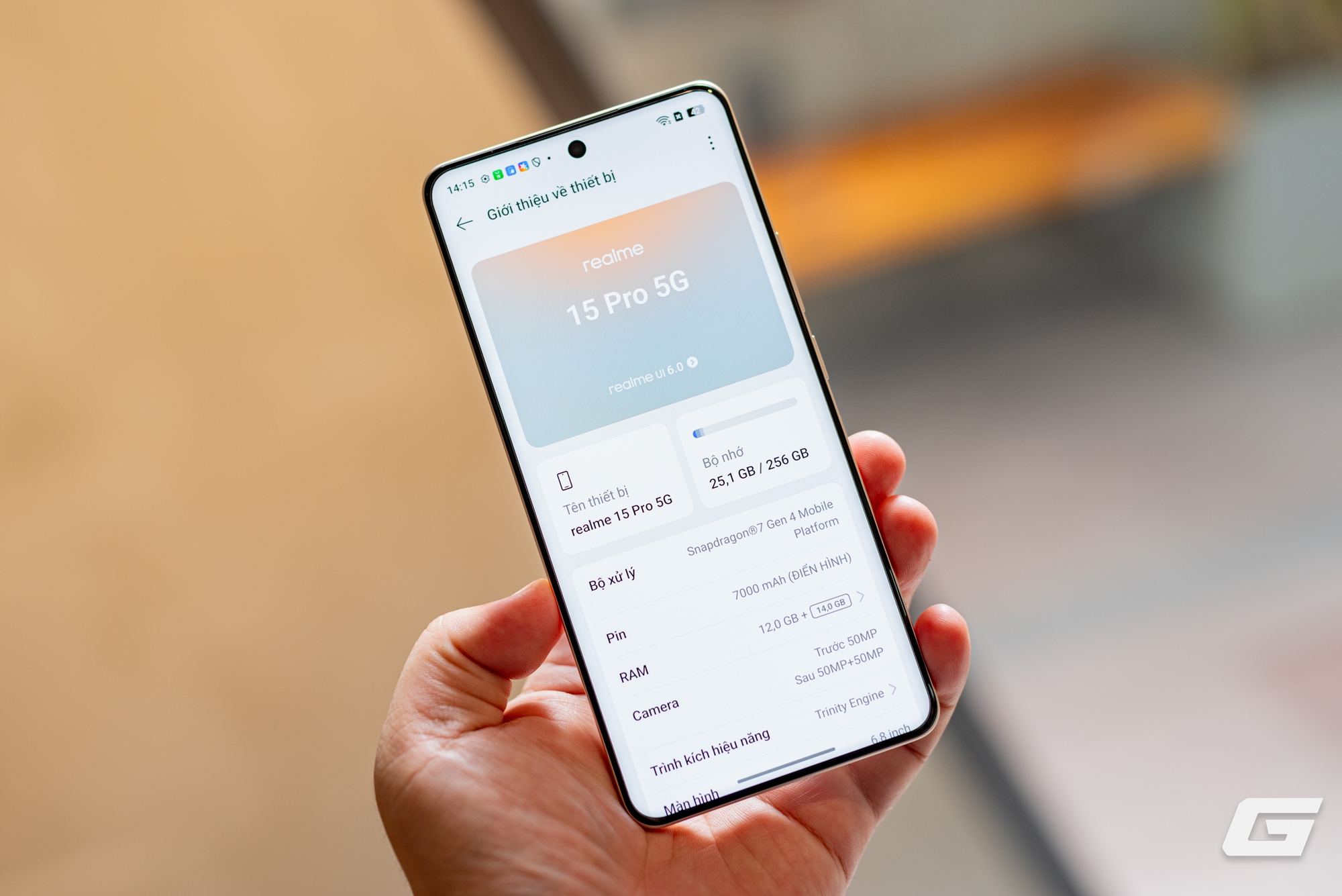 Cận cảnh realme 15 Pro: Thiết kế bắt mắt, pin 7000mAh cực “trâu”, nhiều tính năng AI độc đáo, giá 15 triệu đồng- Ảnh 19.
