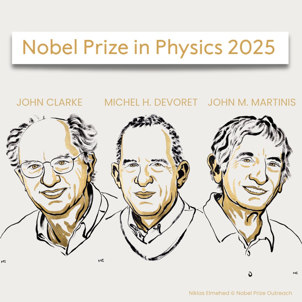 Giải Nobel Vật lý năm 2025 đã được công bố: Tôn vinh ba nhà khoa học tiên phong trong lĩnh vực hiệu ứng lượng tử vĩ mô- Ảnh 1. Giải Nobel Vật lý năm 2025 đã được công bố: Tôn vinh ba nhà khoa học tiên phong trong lĩnh vực hiệu ứng lượng tử vĩ mô- Ảnh 1.