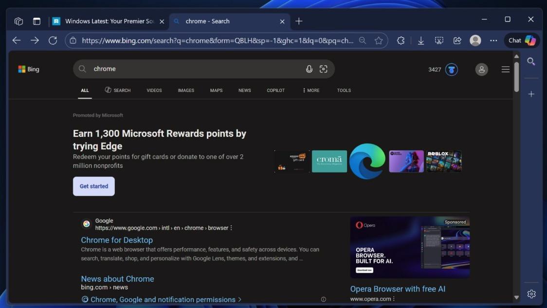 Microsoft “mua chuộc” fan Chrome bằng thẻ quà tặng: Dùng Edge để được thưởng điểm- Ảnh 1.