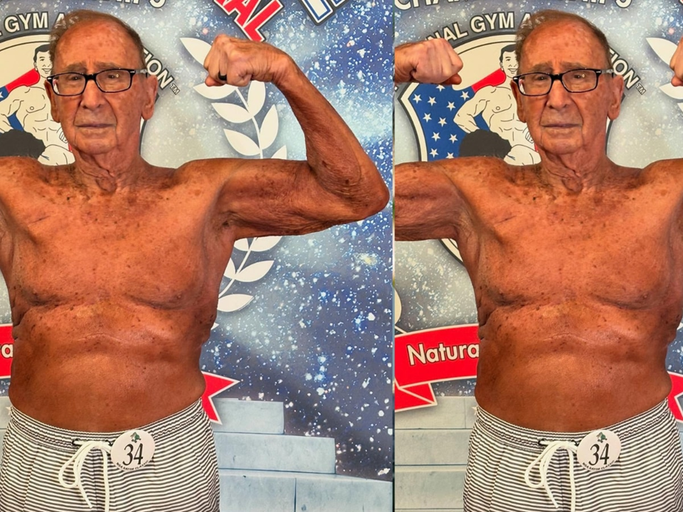 Bí quyết trường thọ của VĐV thể hình lớn tuổi nhất thế giới vô địch ở tuổi 100!- Ảnh 1.