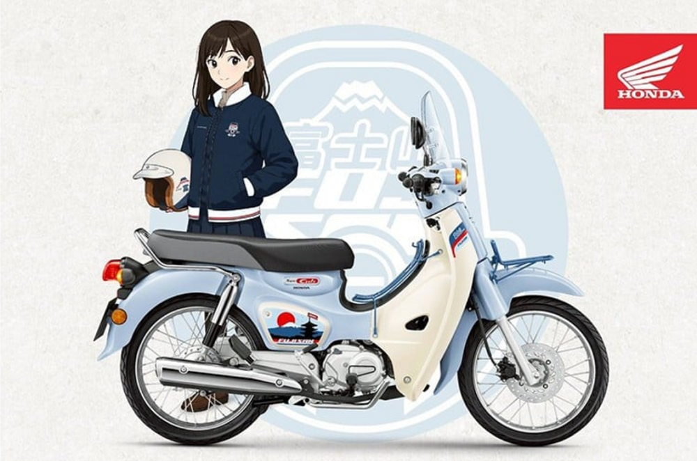 Honda Thái Lan ra mắt Super Cub 110 'Mt. Fuji Edition', tôn vinh biểu tượng nước Nhật- Ảnh 1.
