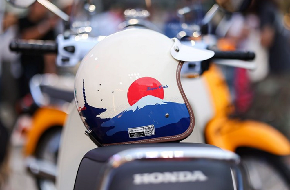 Honda Thái Lan ra mắt Super Cub 110 'Mt. Fuji Edition', tôn vinh biểu tượng nước Nhật- Ảnh 3.