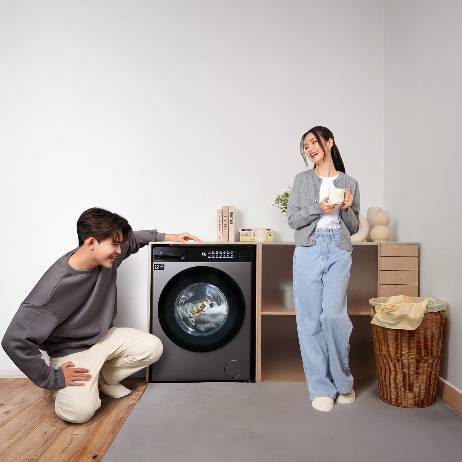 Nâng tầm smarthome với máy giặt sấy tích hợp AI từ Xiaomi: Mijia Front Load Washer Dryer 10,5kg - Ảnh 2.