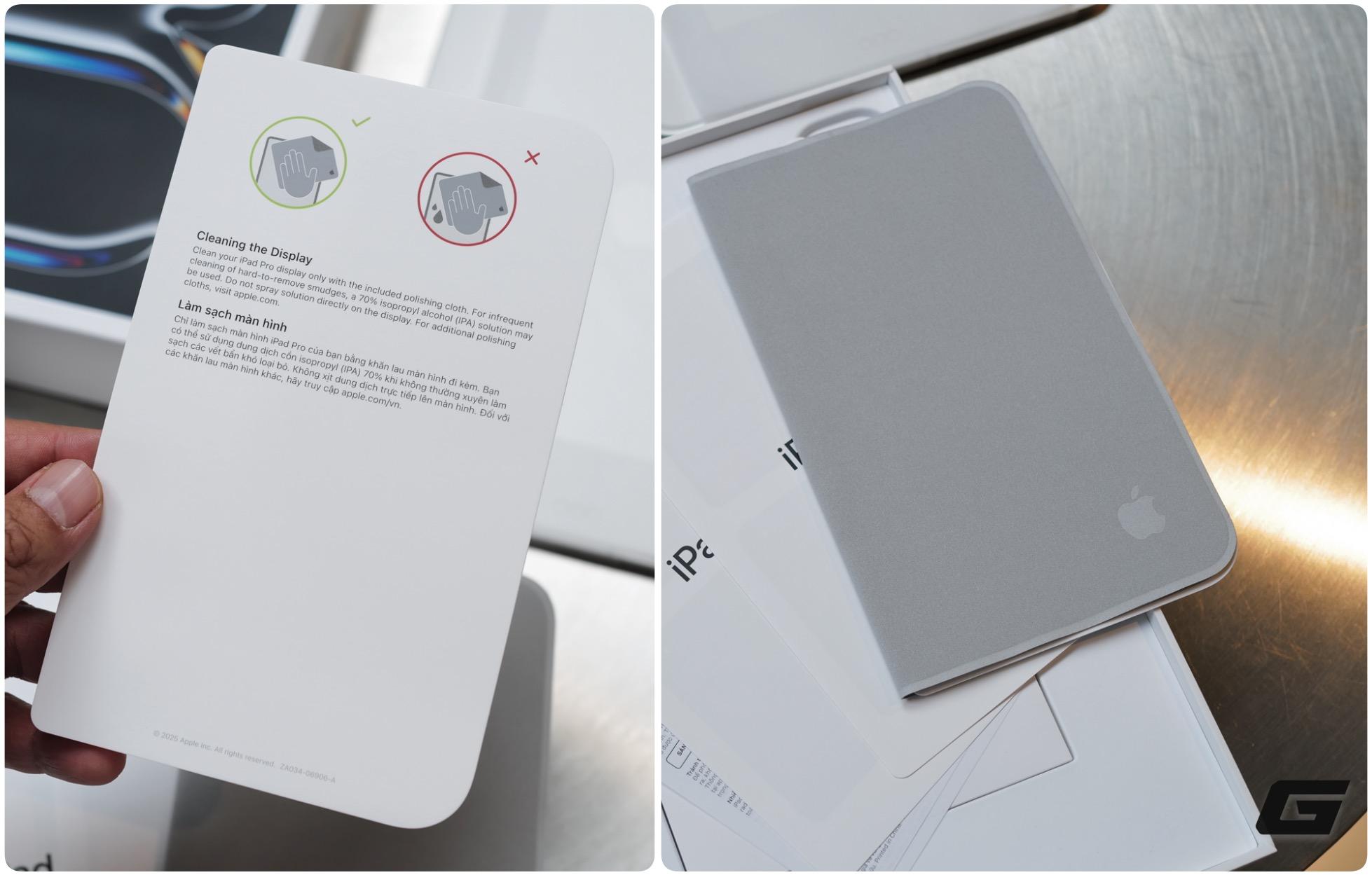 Mở hộp iPad Pro M5 11-inch chính hãng: Sức mạnh của Mac trong thân máy 5.3mm, SSD siêu tốc, tương thích với phụ kiện sẵn có - Ảnh 5.