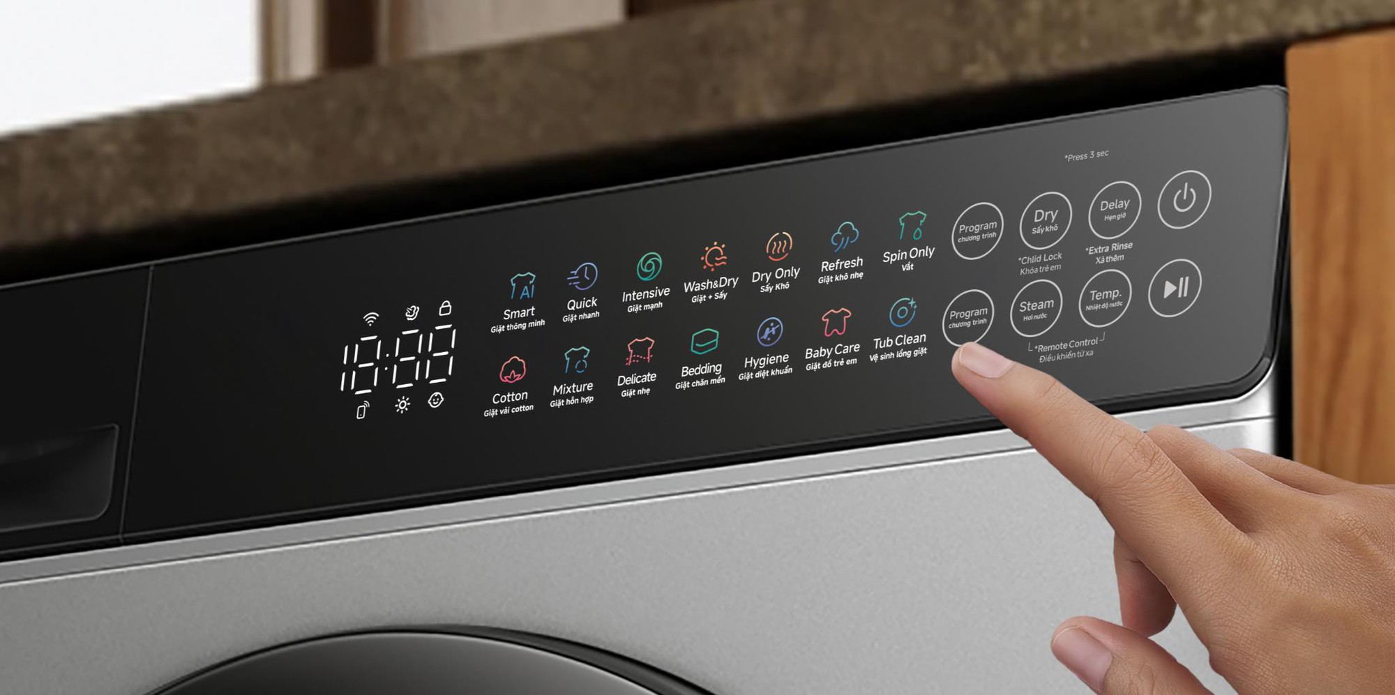 Nâng tầm smarthome với máy giặt sấy tích hợp AI từ Xiaomi: Mijia Front Load Washer Dryer 10,5kg - Ảnh 4.