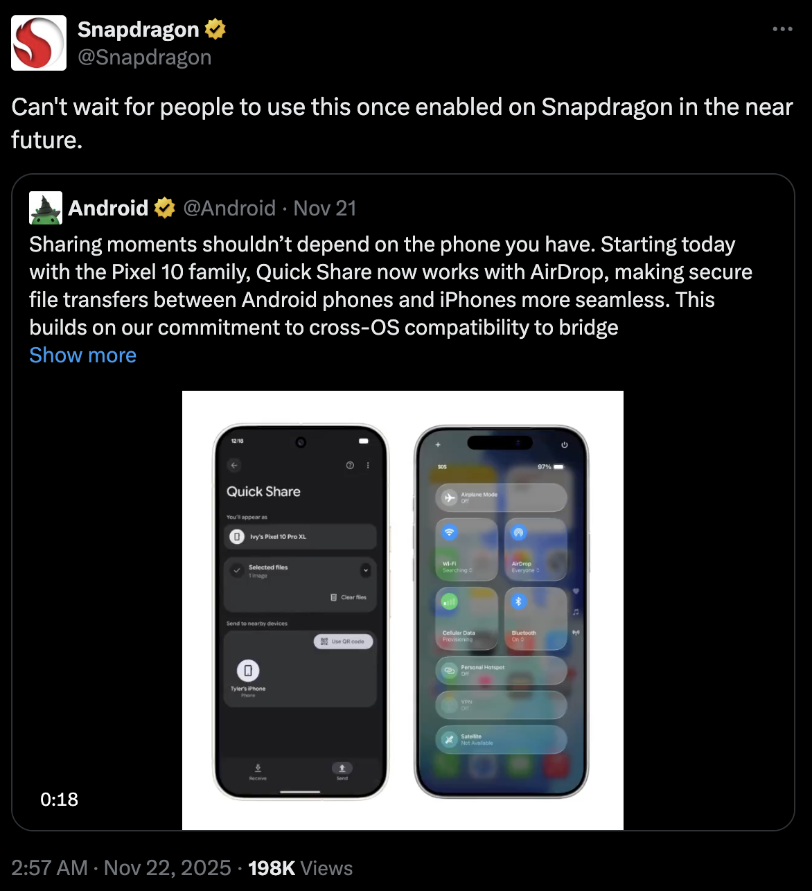 Thêm nhiều điện thoại Android sắp có thể AirDrop sang iPhone- Ảnh 2.