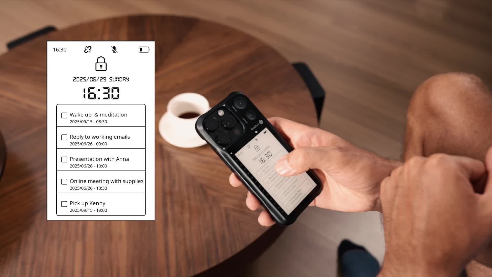 Reetle SmartInk I: Ốp lưng 'siêu dị' sở hữu màn hình E-Ink, hỗ trợ AI cho iPhone- Ảnh 4.
