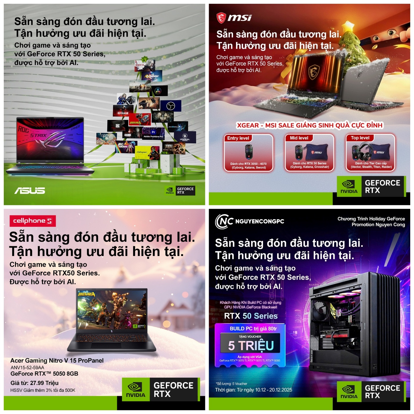 Đ&oacute;n m&ugrave;a lễ hội rực rỡ c&ugrave;ng GeForce RTX &ndash; N&acirc;ng cấp ngay, nhận ưu đ&atilde;i cực hấp dẫn! - Ảnh 4.