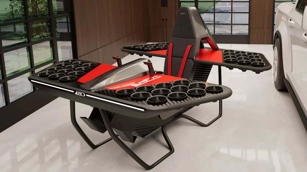 Đây là chiếc mô tô bay được chế tạo từ 48 động cơ phản lực thu nhỏ và bạn có thể mua trước với 990 USD - Ảnh 3.