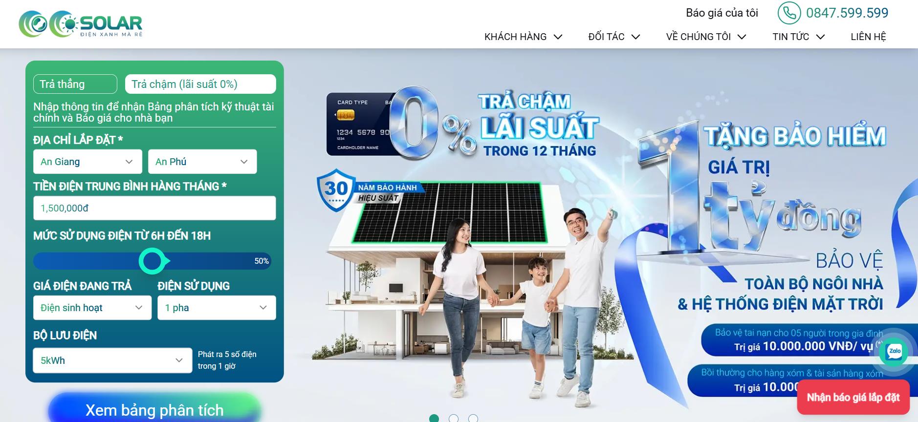Người d&acirc;n c&oacute; thể tự t&iacute;nh chi ph&iacute; lắp điện mặt trời trong 30 gi&acirc;y với CoCo Solar - Ảnh 3.