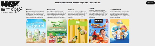 Super FMCG Brand: Đây là những nhãn hàng FMCG đang được giới trẻ "ưa chuộng" nhất WeYoung 2025!- Ảnh 1. Super FMCG Brand: Đây là những nhãn hàng FMCG đang được giới trẻ "ưa chuộng" nhất WeYoung 2025!- Ảnh 1.