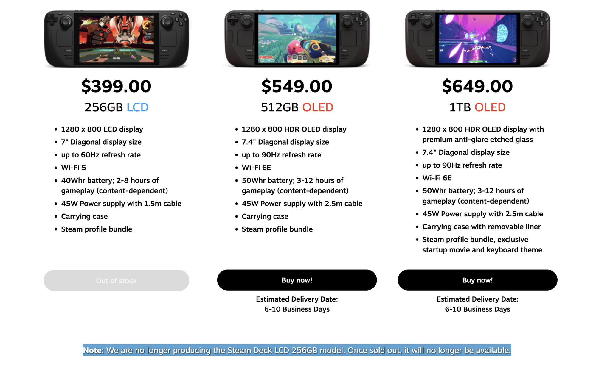 Bất ngờ: Steam Deck LCD bị ngừng sản xuất, chỉ c&ograve;n mẫu OLED 512GB- Ảnh 2.