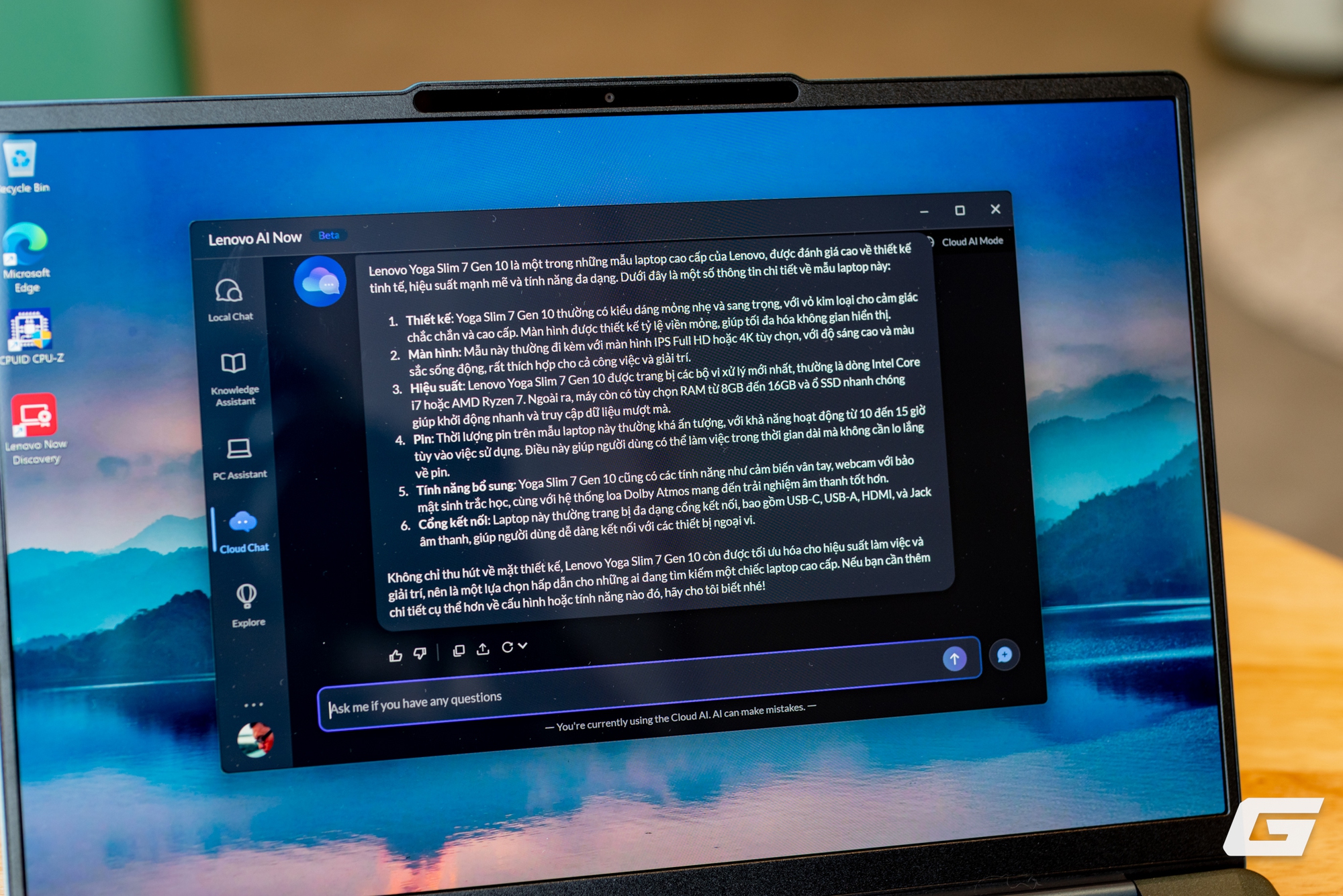 Trải nghiệm Lenovo Yoga Slim 7 Gen 10: Mỏng nhẹ, mạnh mẽ, &ldquo;đủ chuẩn&rdquo; AI PC cho d&acirc;n s&aacute;ng tạo, l&agrave;m việc- Ảnh 32.
