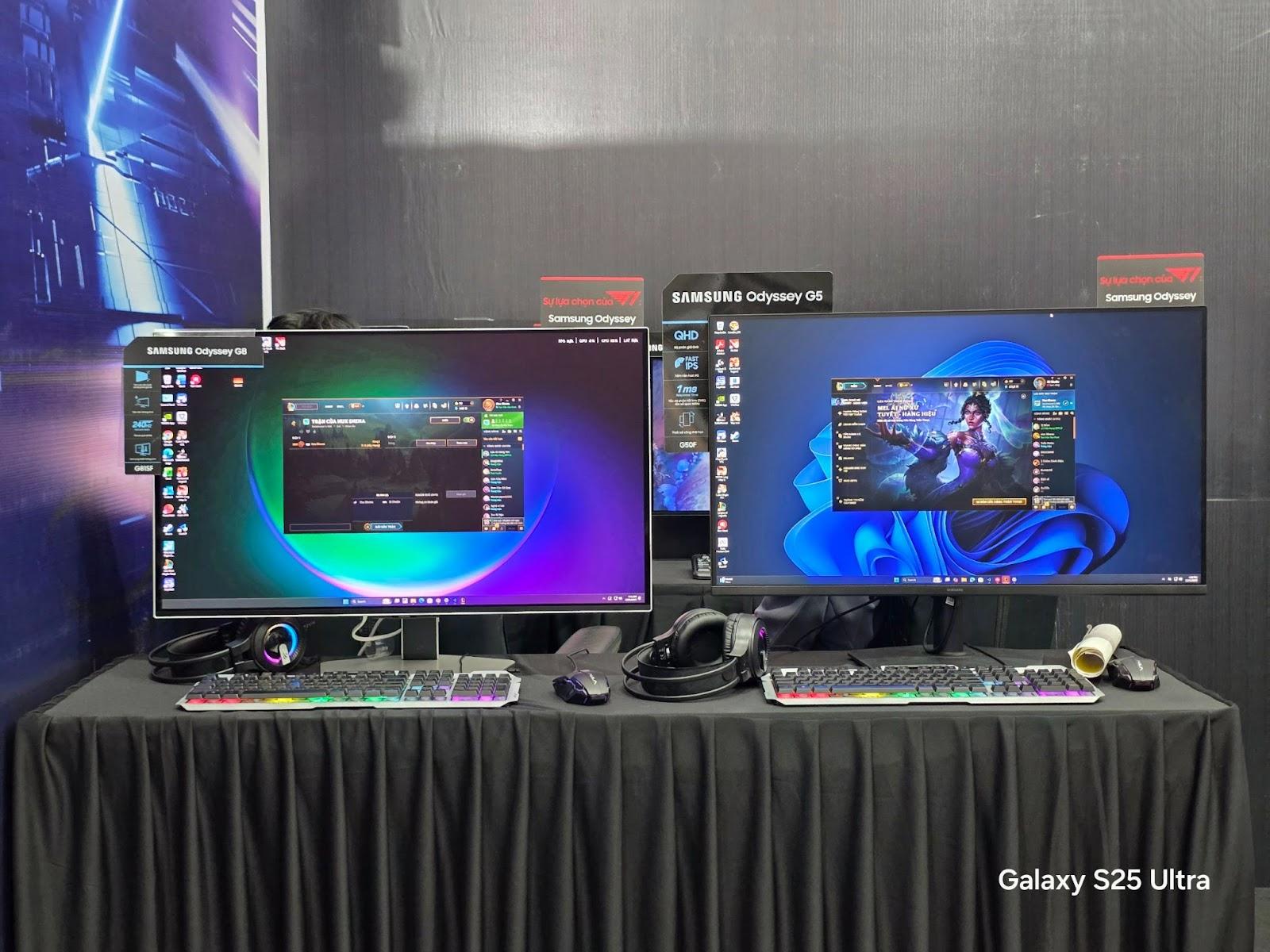 M&agrave;n h&igrave;nh Samsung Odyssey bất ngờ được ch&uacute; &yacute; sau trận đấu của T1 v&agrave; All-Star Việt Nam - Ảnh 5.