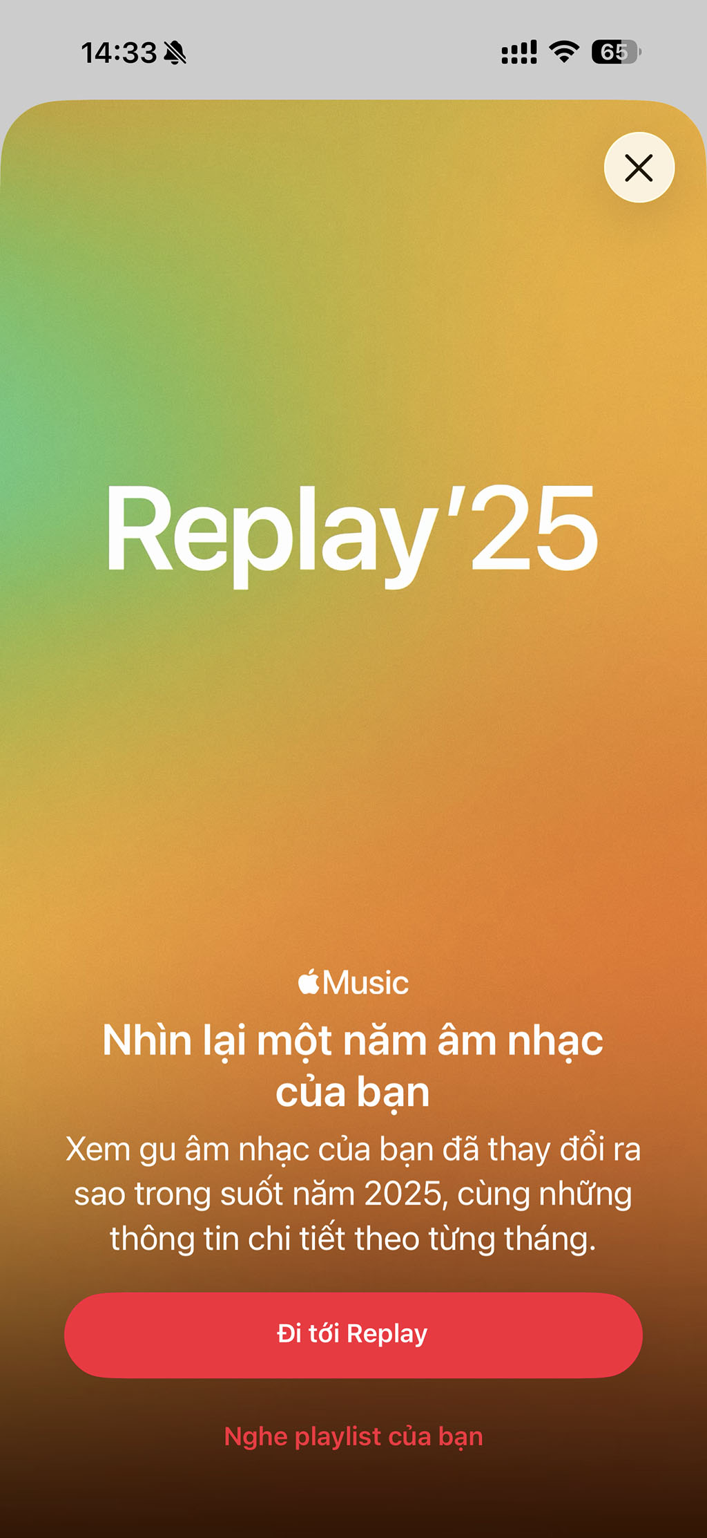 Apple Music Replay 2025 Mở Màn: Dân Việt 