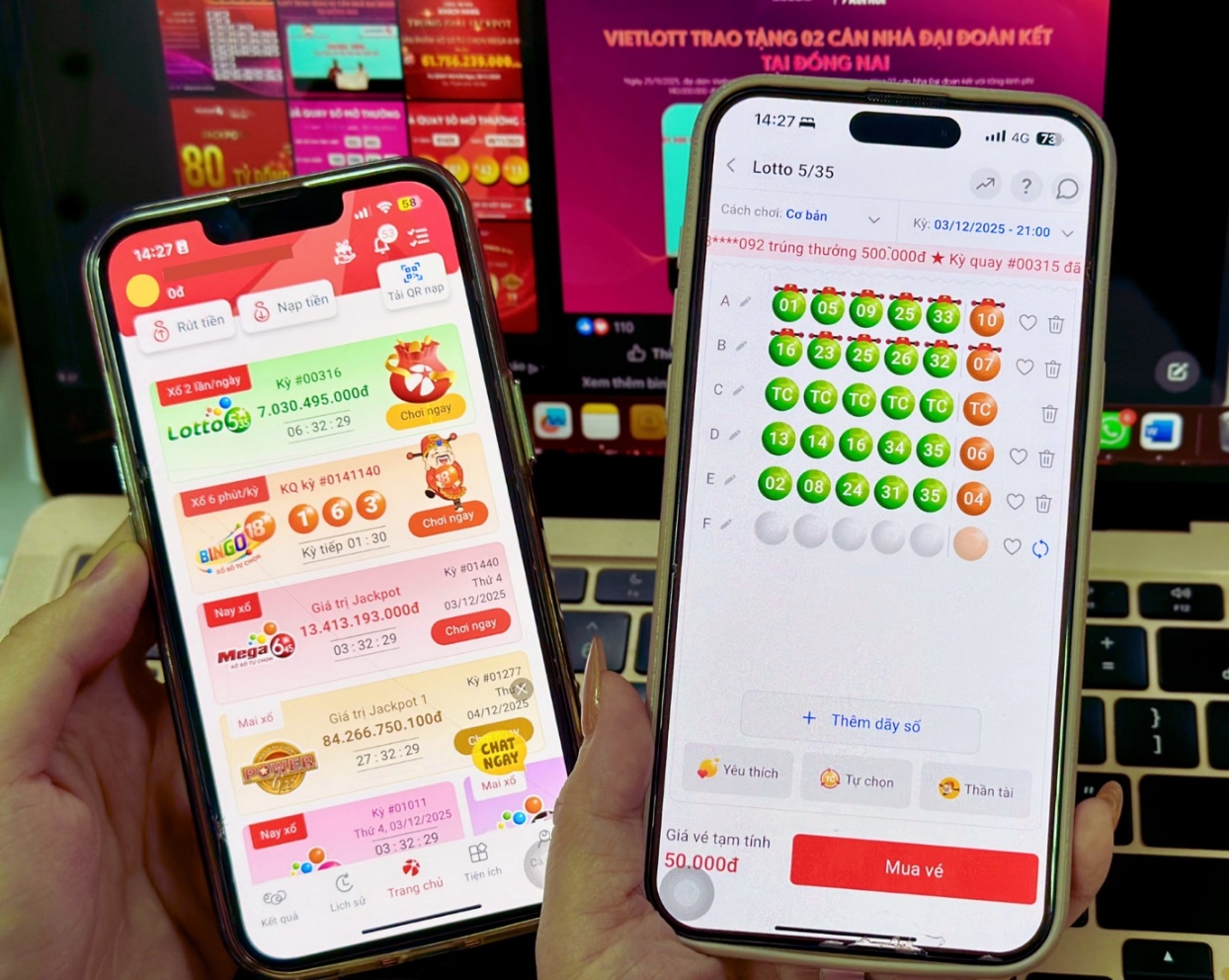 Kênh phân phối qua điện thoại của Vietlott thu hút người chơi - Ảnh 1.