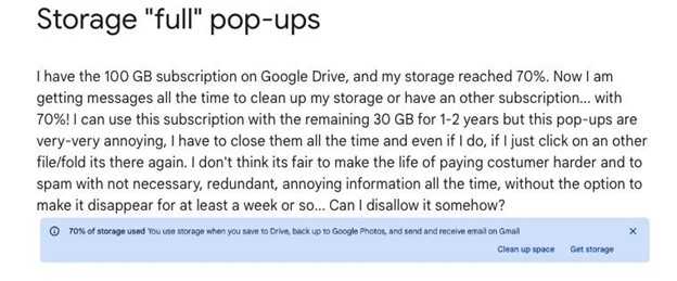 Google muốn người dùng trả tiền mua dung lượng lưu trữ, nhưng có cần làm phiền thế này không?- Ảnh 4.