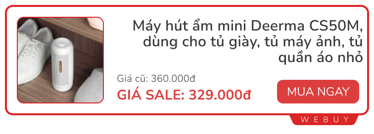 6 món đồ mini hay ho của Baseus, Hoco, Deerma... siêu tiện lợi, giá lại rẻ- Ảnh 2.