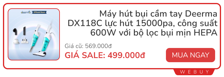 14 deal đồ giữa tháng toàn đồ thiết thực: Máy hút bụi, Tag định vị, Giày thể thao... giảm tới 50%- Ảnh 2.