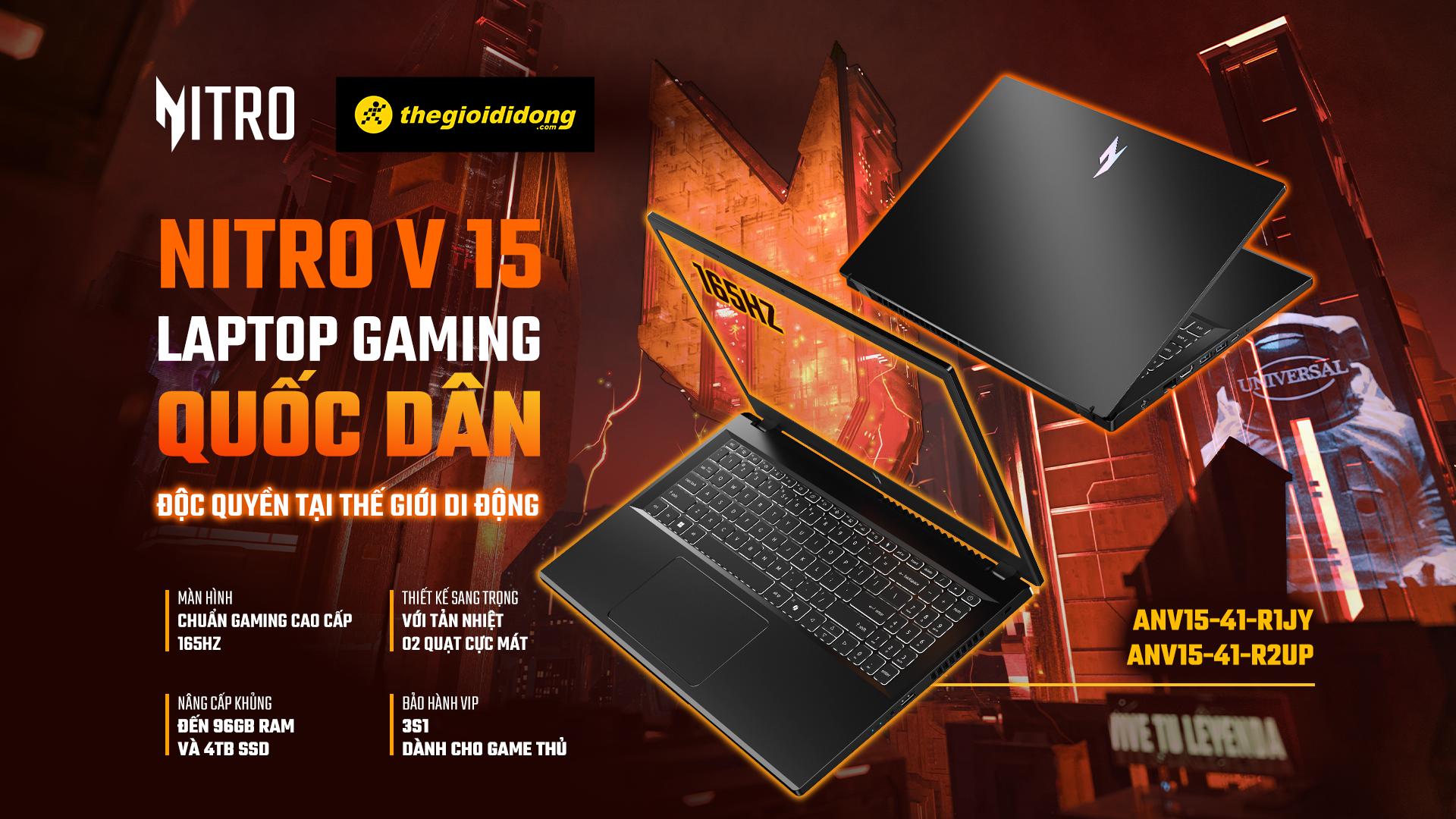 Acer Nitro V 15 AMD: Gaming cốt lõi, hiệu năng bứt phá, nâng cấp cực khủng- Ảnh 5.