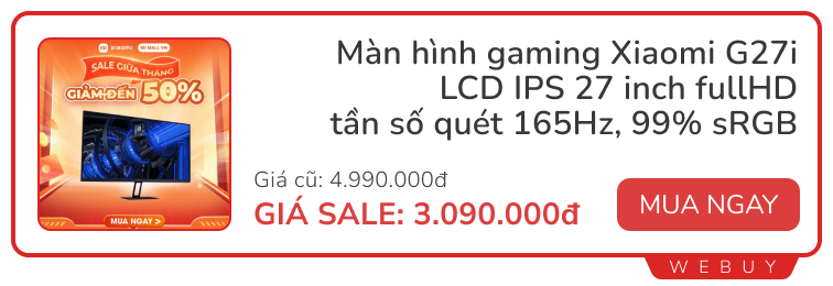 Sale giữa tháng vẫn còn: Thẻ định vị Find My 192.000đ, màn hình gaming Xiaomi -38%, chuột Ugreen giảm hơn nửa giá- Ảnh 7.