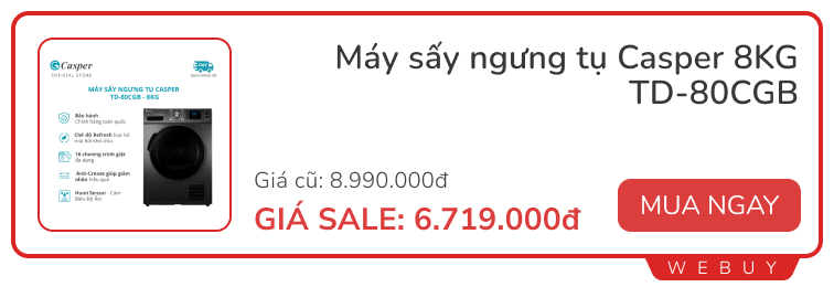 Cách chọn máy sấy để quần áo khô nhanh mà không "khô ví"- Ảnh 8.