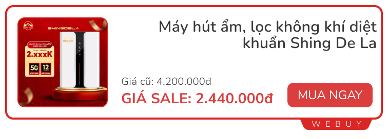 5 mẫu máy hút ẩm dưới 4 triệu đồng đang sale: Dùng ổn, nhiều chức năng thú vị- Ảnh 2.