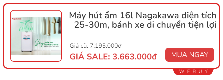 5 mẫu máy hút ẩm dưới 4 triệu đồng đang sale: Dùng ổn, nhiều chức năng thú vị- Ảnh 5.