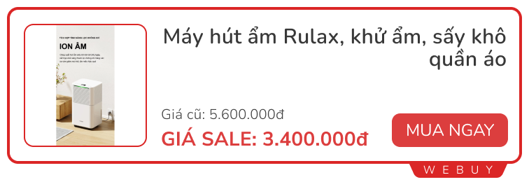 5 mẫu máy hút ẩm dưới 4 triệu đồng đang sale: Dùng ổn, nhiều chức năng thú vị- Ảnh 4.