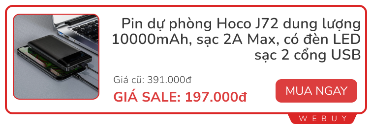 Cầm 200.000đ săn deal cuối tháng: Tai nghe, sạc dự phòng, đủ đồ phụ kiện từ Anker, Hoco, Ugreen...- Ảnh 6.