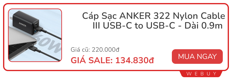 Cầm 200.000đ săn deal cuối tháng: Tai nghe, sạc dự phòng, đủ đồ phụ kiện từ Anker, Hoco, Ugreen...- Ảnh 2.