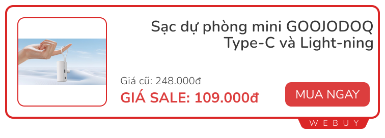 6 mẫu sạc dự phòng mini nhìn hay hay, lọt thỏm trong lòng bàn tay giá chỉ từ 109.000đ- Ảnh 2.